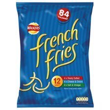 Walkers French Fries Variety Snacks - 12 Pack (19g Each) | Perfect for Parties, Lunchboxes & On-the-Go Snacking