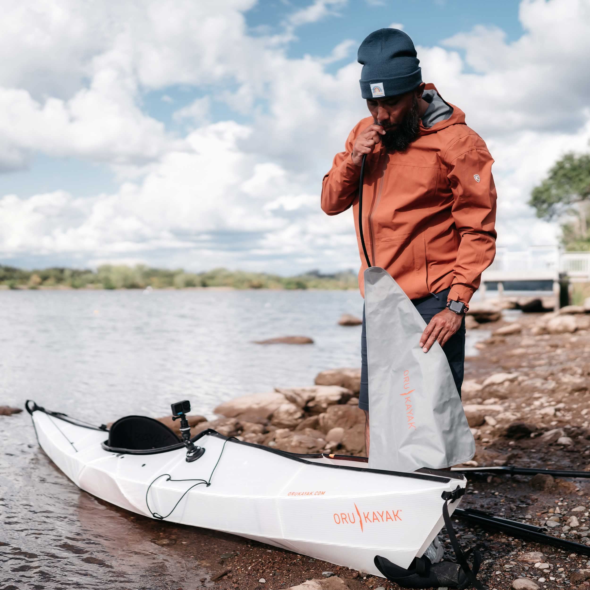 Oru Kayak Float Bags for Portable Folding Kayaks - Set of 2 | Inflatable Safety Gear for Kayak Storage & Transportation | Perfect for Camping, Fishing & Water Sports