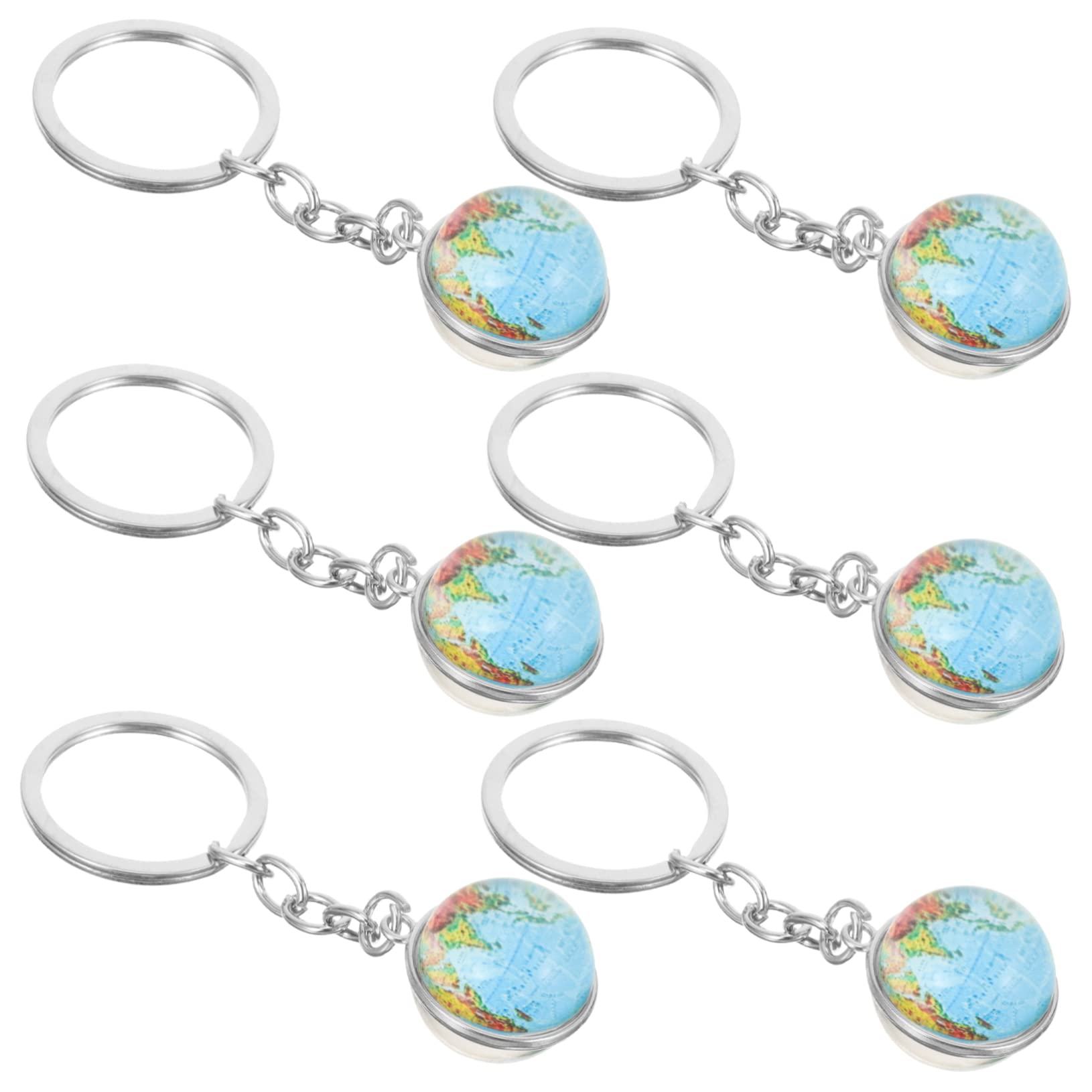 Funny Globe Keychain - World Map Keychain with Zinc Alloy, Unique Decorative Keychain for Travel Lovers & Geography Enthusiasts - Perfect for Backpacks, Gifts & Travel Accessories