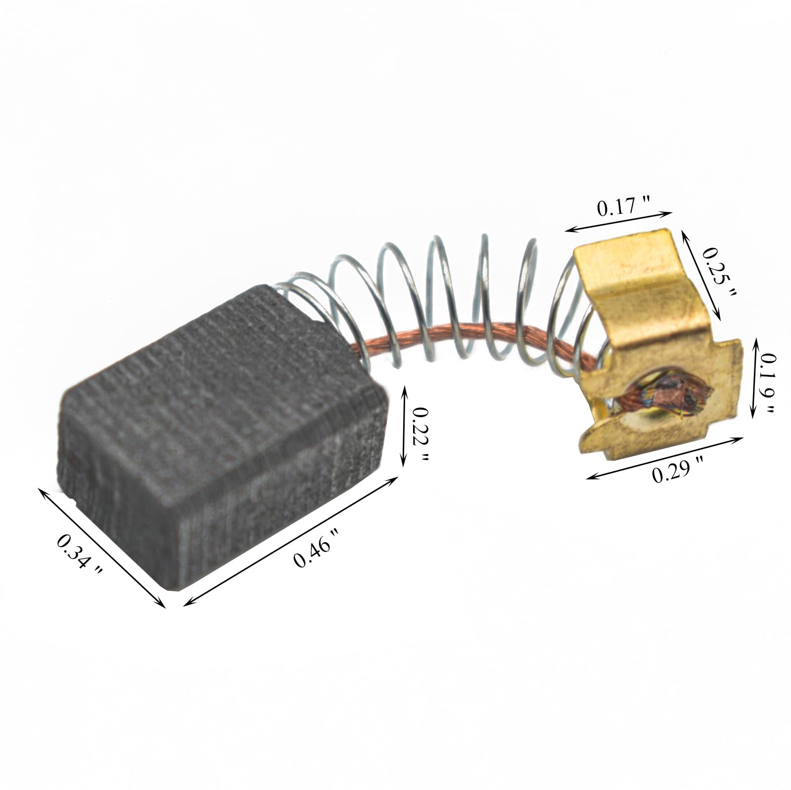 CB407 Carbon Brushes Replacement (4 Pair) for Makita Power Tools - Compatible with Rotary Drills, Jig Saws, Hammer Drills, Electric Screwdrivers & Sanders | Perfect for DIY Projects, Woodworking & Professional Construction Use