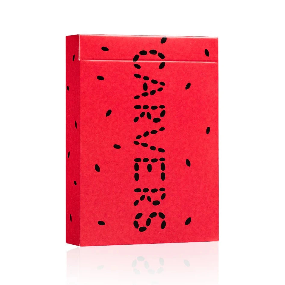 Premium Carvers Playing Cards V1 Watermelon - Durable Poker Cards for Magic Tricks, Cardistry & Game Nights - Perfect for Parties, Travel & Professional Performers