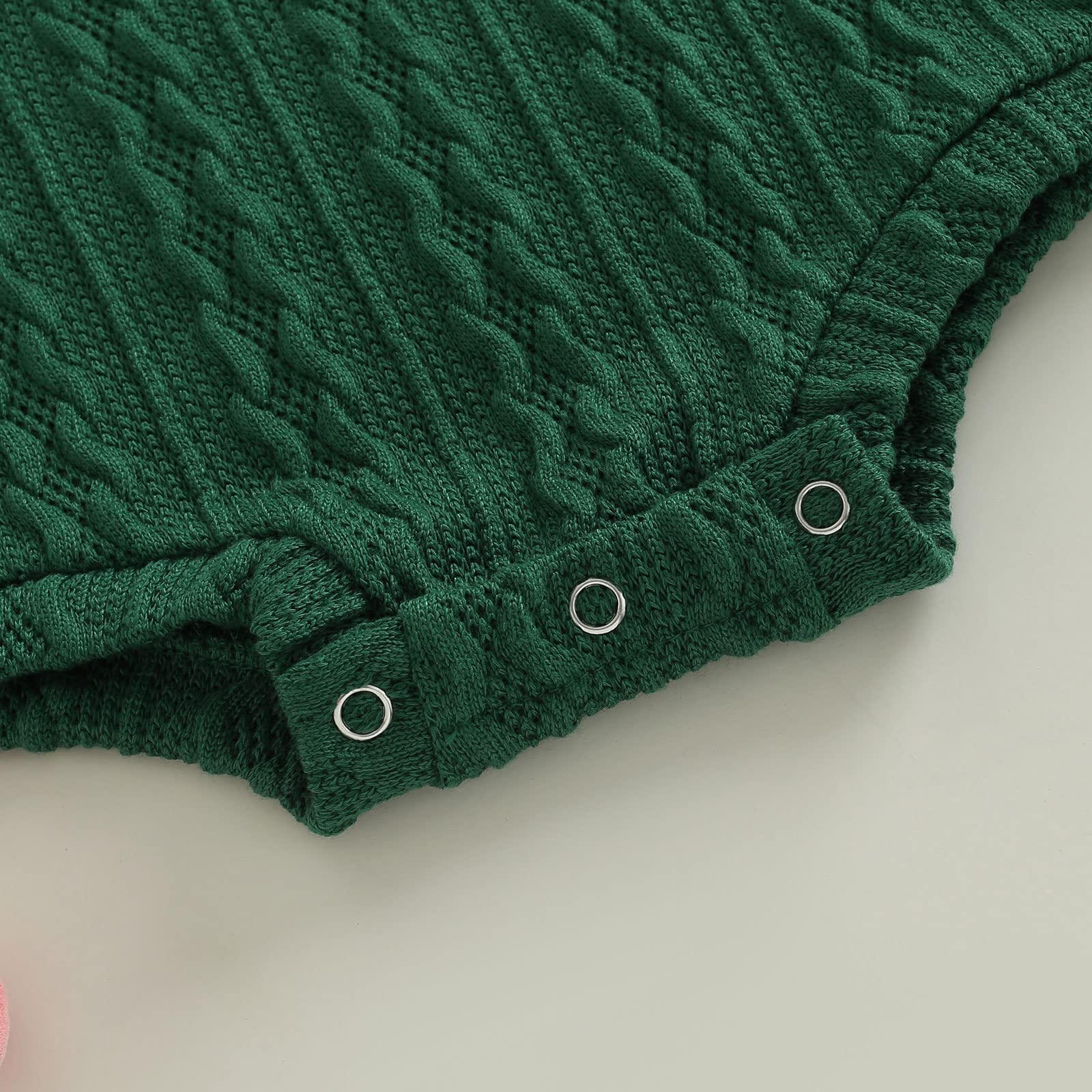 Baby Knit Sweater Romper - Warm Fall Winter Outfit for Infants