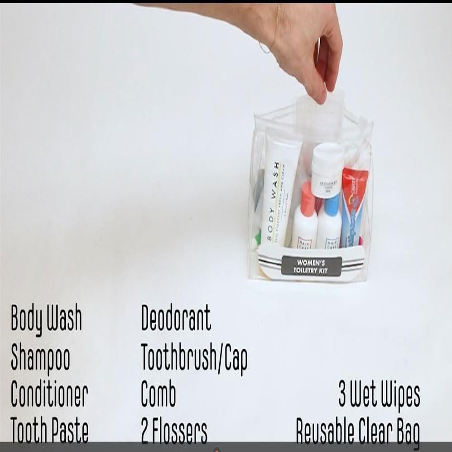 **25-Piece Homeless Care Kits - Bulk Hygiene Travel Supplies for Women | Summer Toiletries & Charity Donation Essentials | Perfect for Shelters, Outreach Programs & Travel**