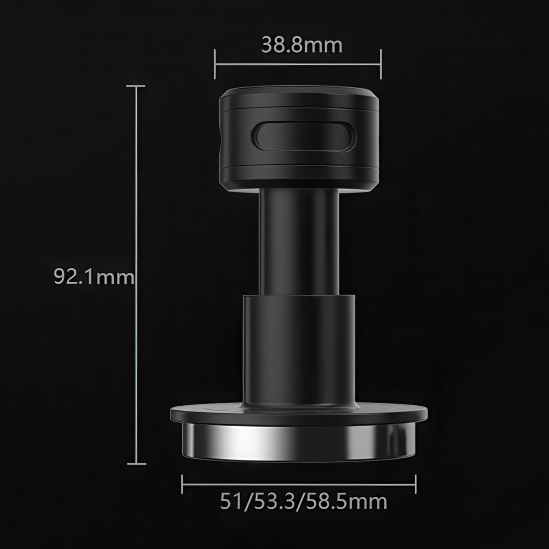 Professional Click Sound Espresso Tamper - 58mm Calibrated Coffee Press for Perfect Extraction | Barista-Grade Coffee Accessories for Home & Cafe Use