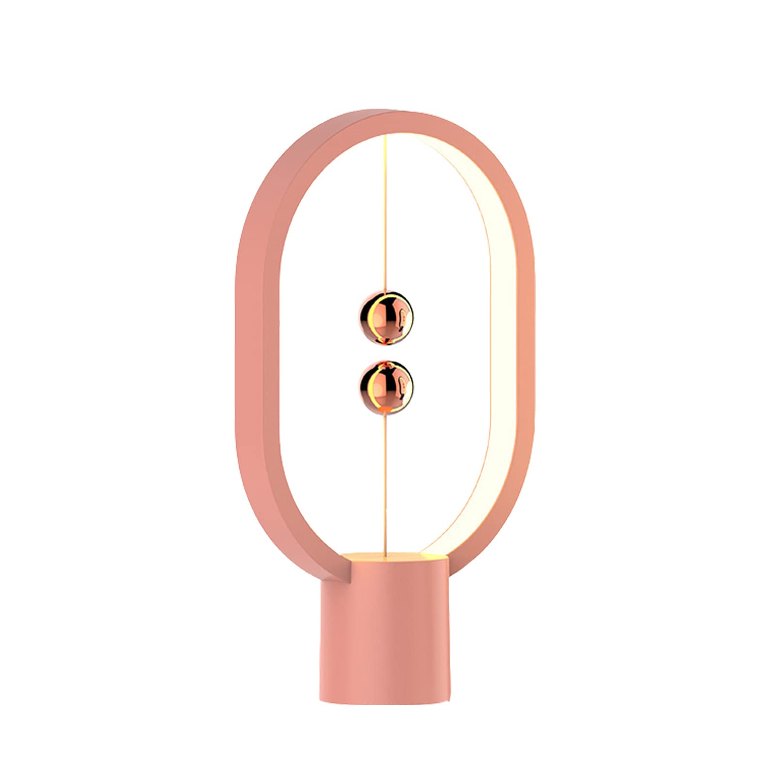 Heng Balance Light - USB Powered LED Table Lamp with Magnetic Switch, Dimmable Eye Protection Night Light for Bedroom, Dorm, Office & Coffee Shop Decor | Perfect for Reading, Working & Relaxing