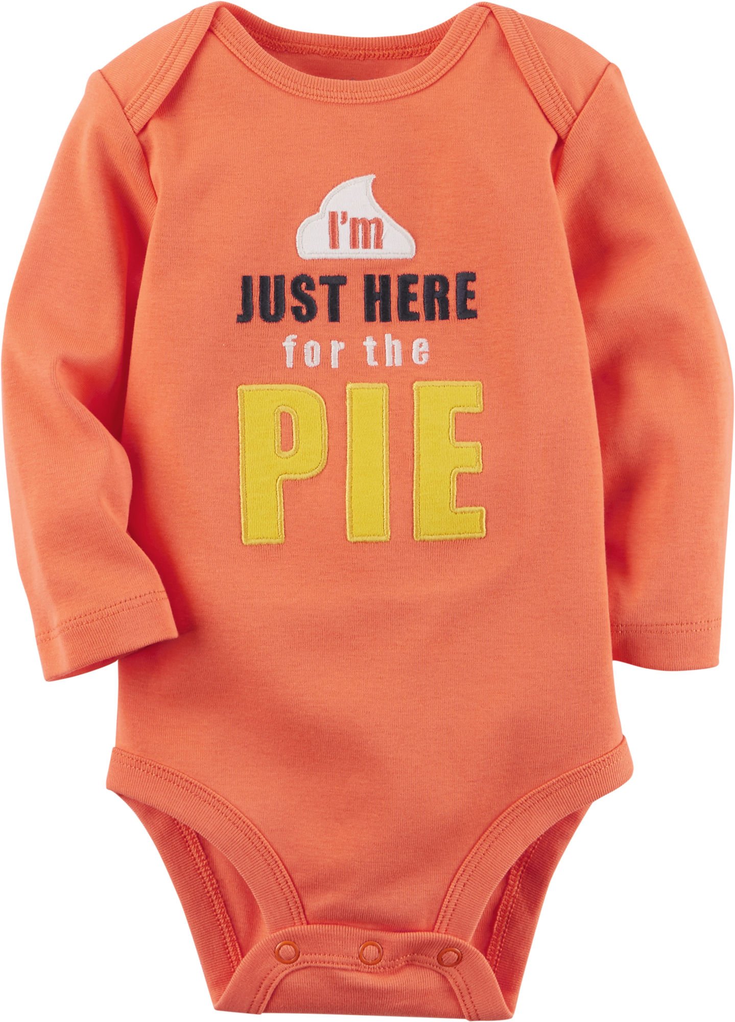 Carters Baby Here For The Pie Collectible Bodysuit - Adorable Infant Onesie for Holidays & Family Photos - Perfect Gift for Newborns & Baby Showers