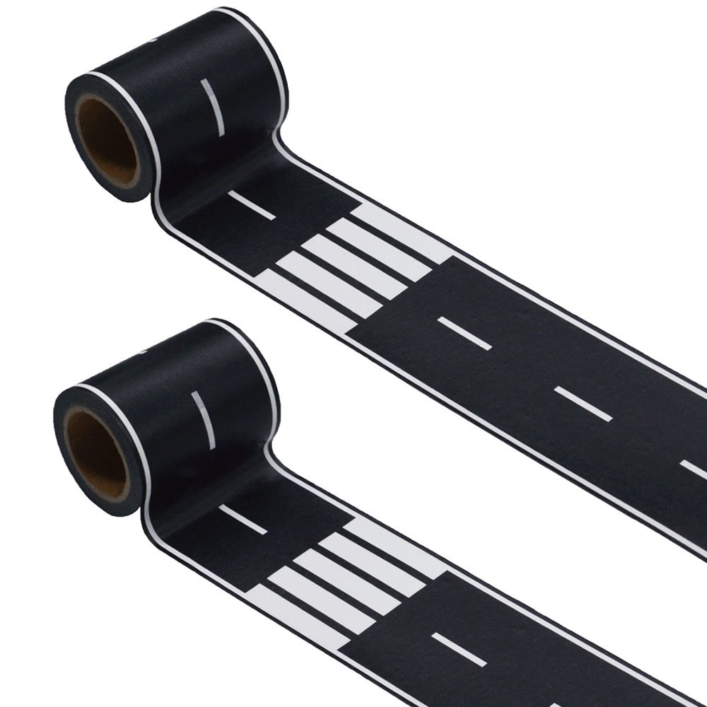 Black Toy Car Race Track Tape - 2.4