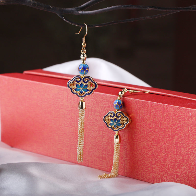 Trendy Long Tassel Drop Dangle Clip-On Earrings for Women - Non-Pierced Fashion Jewelry for Parties, Weddings & Special Occasions