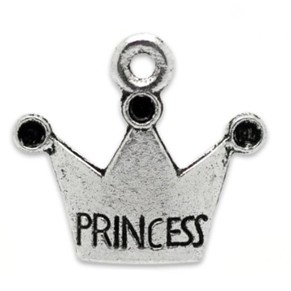 Sparkly Princess Crown Charm Pendant Necklace & Bracelet Set - Elegant Jewelry for Women, Girls, Birthday Gifts, Prom, Wedding, Party Accessories