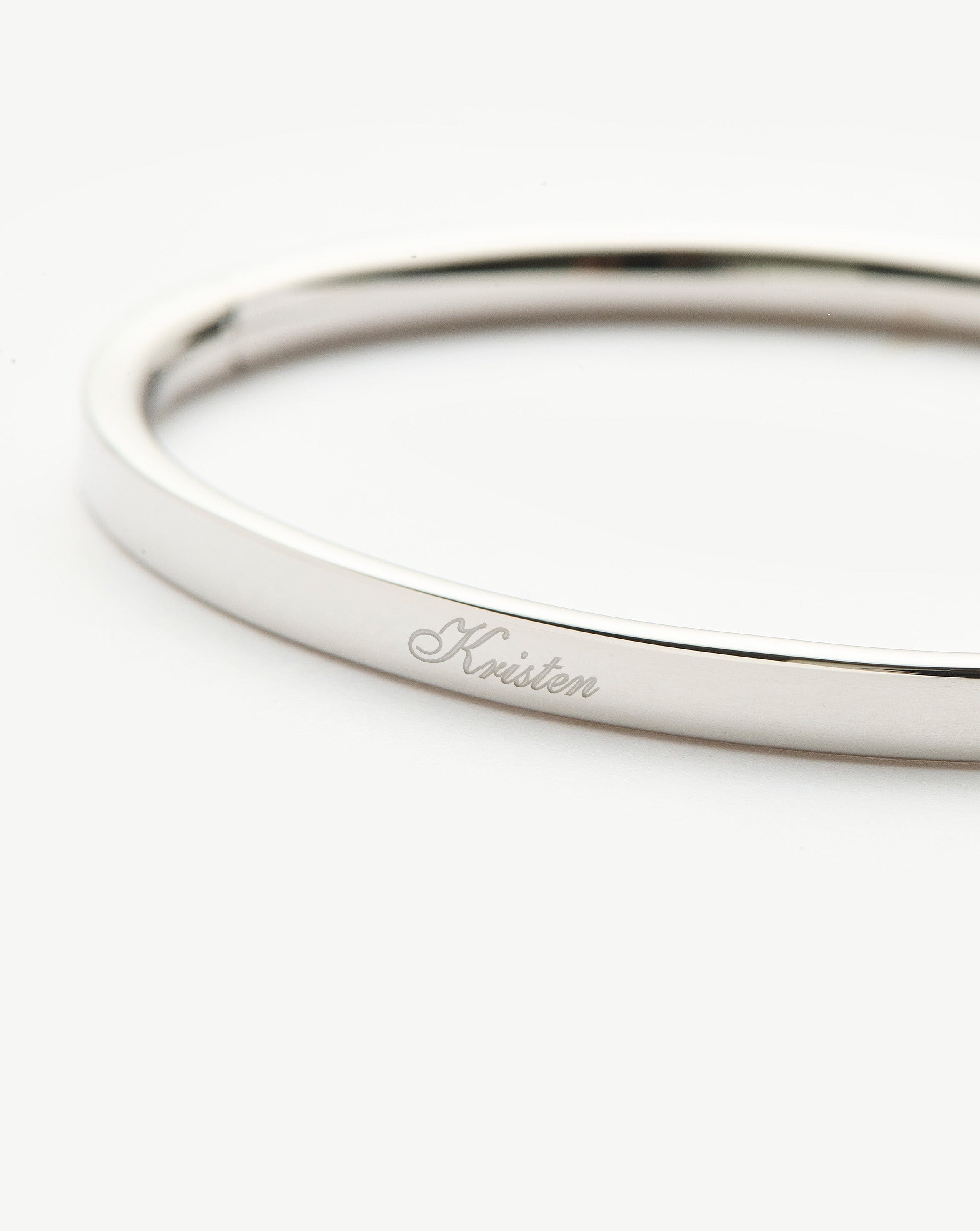 Classic Sterling Silver Hinged Bangle Bracelet for Women - Elegant Jewelry Gift for Birthday, Anniversary & Special Occasions