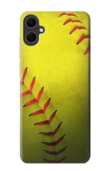 Durable R3031 Yellow Softball Case Cover for Samsung Galaxy A05 - Shockproof Protective Phone Case for Sports & Outdoor Activities