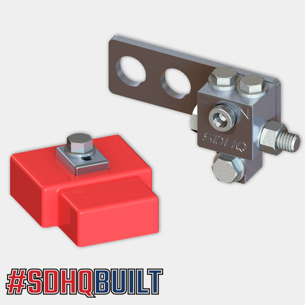 19-25 Ram 1500 SDHQ Built Billet Battery Terminal Kit - Heavy Duty Replacement for Truck & Off-Road Vehicles | Perfect for Upgrading Electrical Systems & Off-Grid Power
