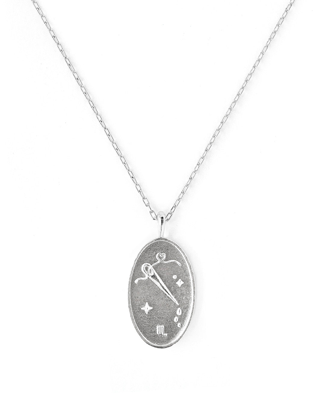 Scorpio Zodiac Silver Necklace for Women - Sterling Silver Scorpio Pendant - Perfect for Birthdays, Gifts & Astrology Lovers