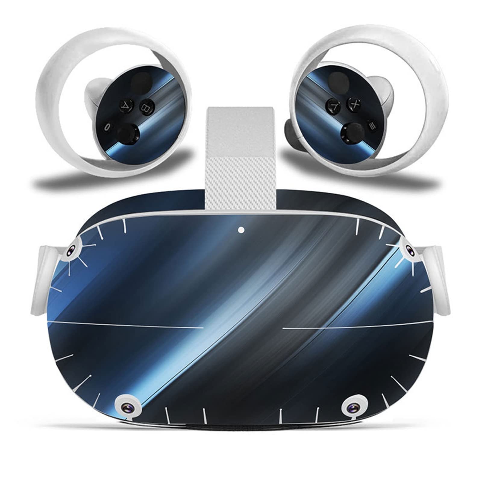 Oculus Quest 2 VR Headset Controller Skins & Stickers - Protective Gaming Accessories for Virtual Reality (2 Colors) - Perfect for VR Gaming, Home Entertainment & Headset Protection