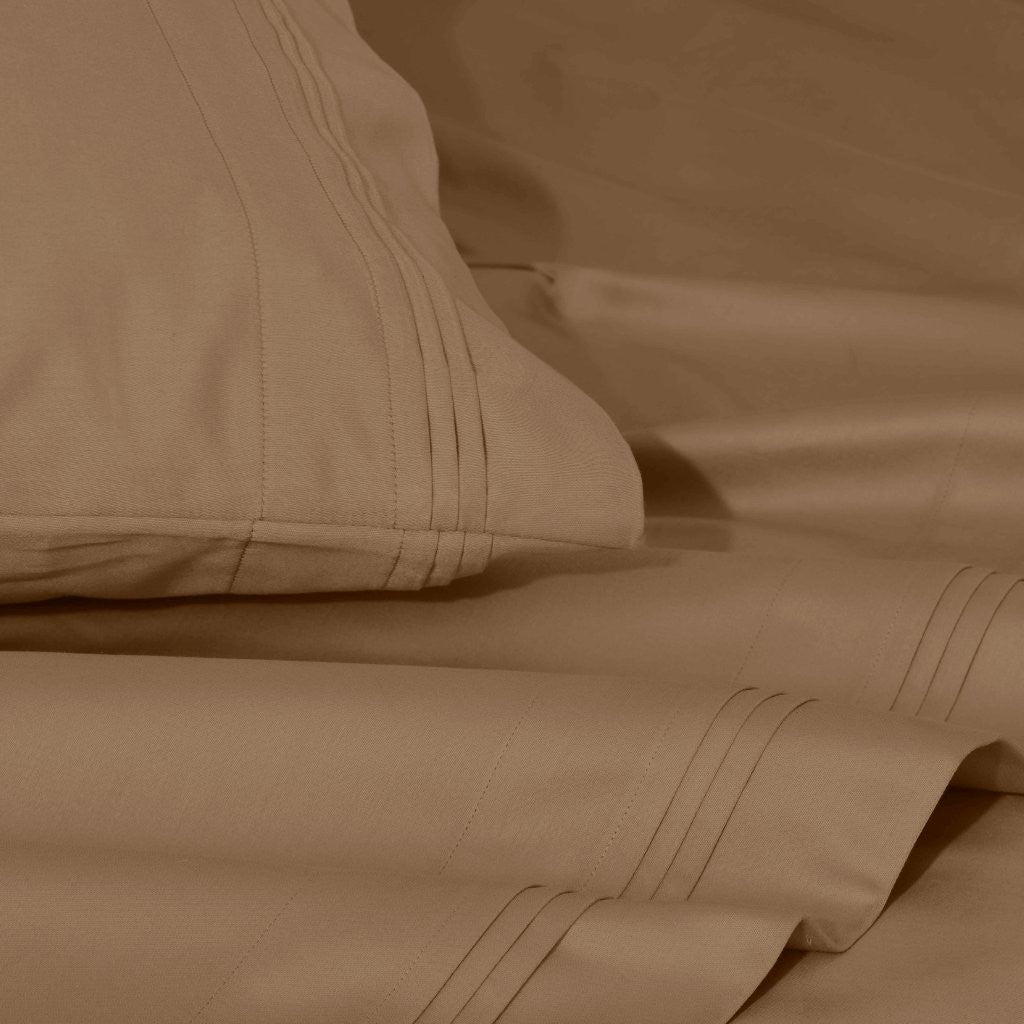 Premium 1000 Thread Count Egyptian Cotton Sheet Set - Eco-Friendly, Breathable & Hypoallergenic - Perfect for Luxury Bedding & Hot Sleepers