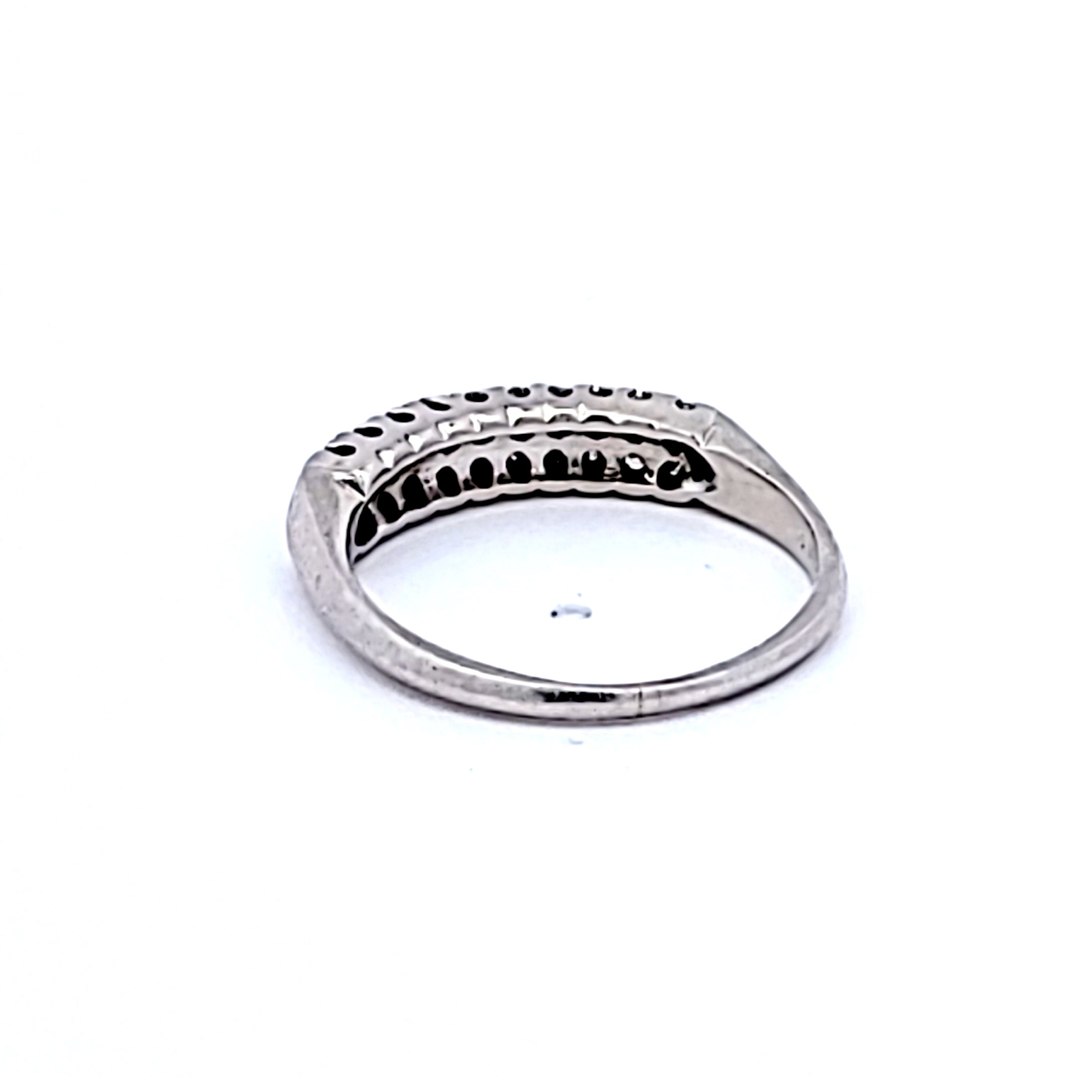 0.40 Carat I I1 Round Brilliant Diamond Platinum Band Ring for Women - Elegant Wedding, Engagement & Anniversary Jewelry Gift - Perfect for Special Occasions & Everyday Luxury