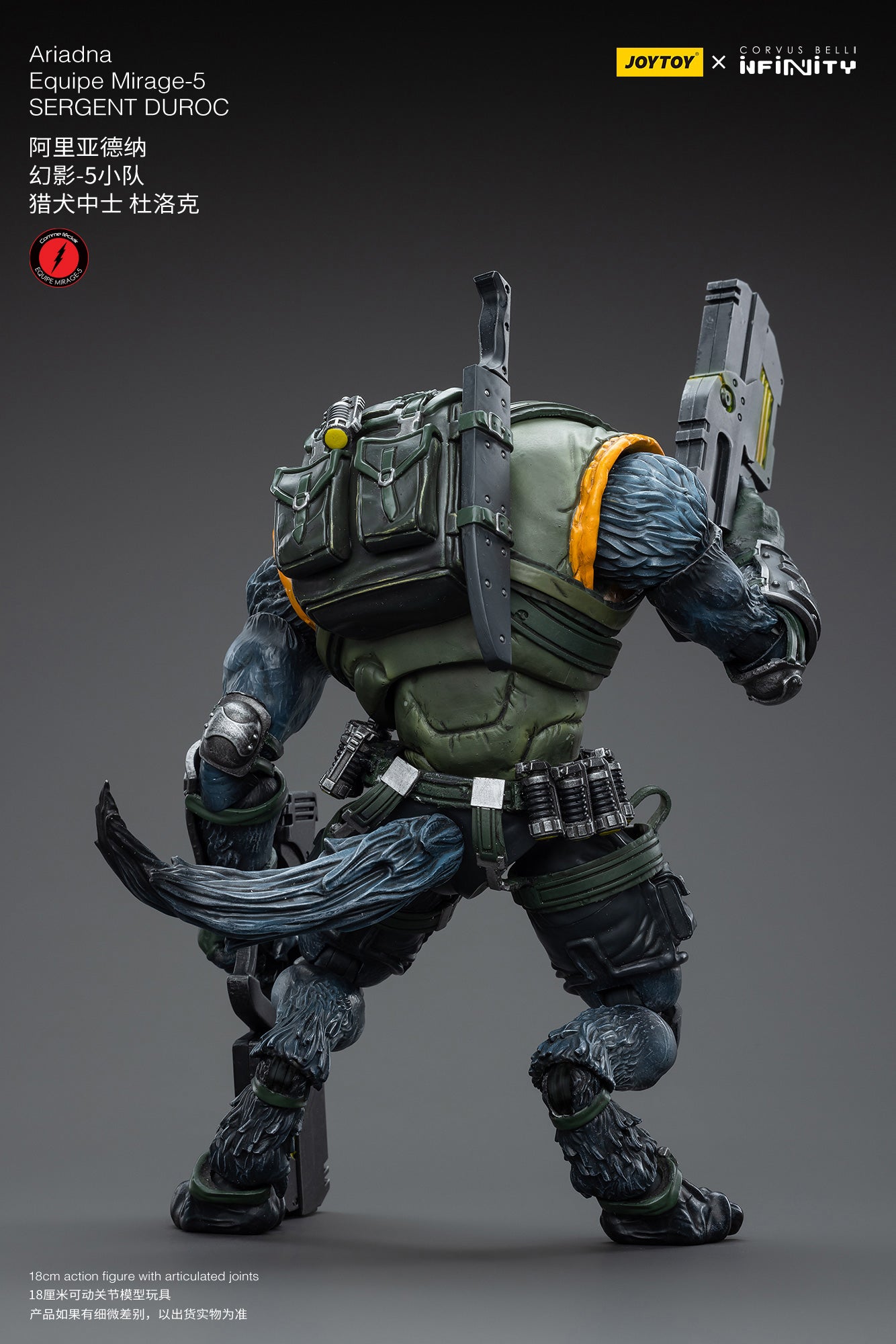 JOYTOY 1/18 Scale 3.75-inch Infinity Ariadna Equipe Mirage 5 Action Figure - Collectible Military Miniature for Wargaming & Display