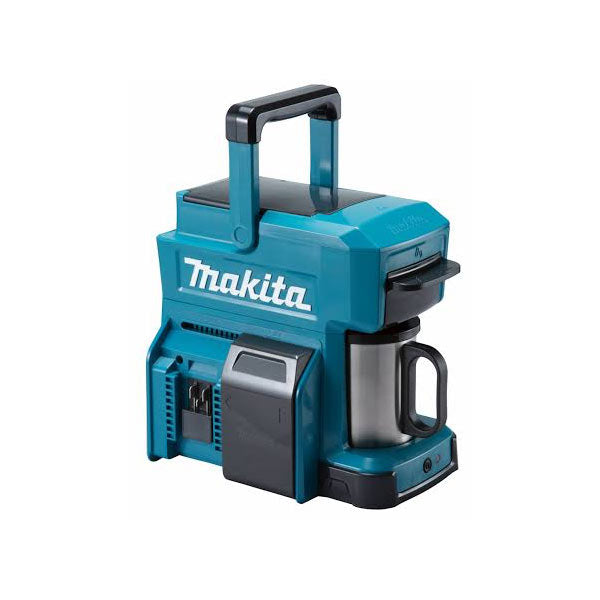 Makita 12V/18V Cordless Coffee Maker - Portable Rechargeable Coffee Machine for Job Sites, Camping & Travel - Compatible with Makita Batteries
