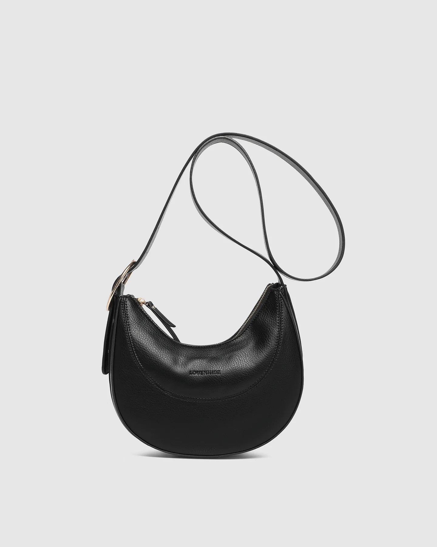 Louenhide Lane Crossbody Bag for Women - Stylish Black Leather Shoulder Purse - Perfect for Work, Travel & Everyday Use