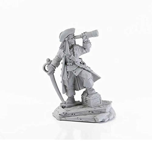 25mm Dark Heaven Legends Pirate Miniature with Spyglass - Heroic Scale Figure for Tabletop RPG, D&D, and Wargaming Scenes - Reaper Miniatures