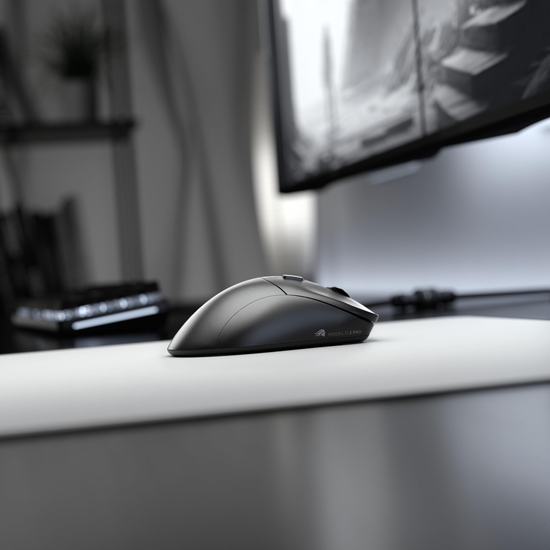 Glorious Model D 2 PRO Wireless Gaming Mouse - 2.4GHz 1ms Delay, 100M Clicks, Ultra-Light 60g, Long Battery Life, 26000 DPI, RGB, Ergonomic Design, 6 Buttons, PTFE Feet - Black | Perfect for FPS, MOBA & Esports Gaming