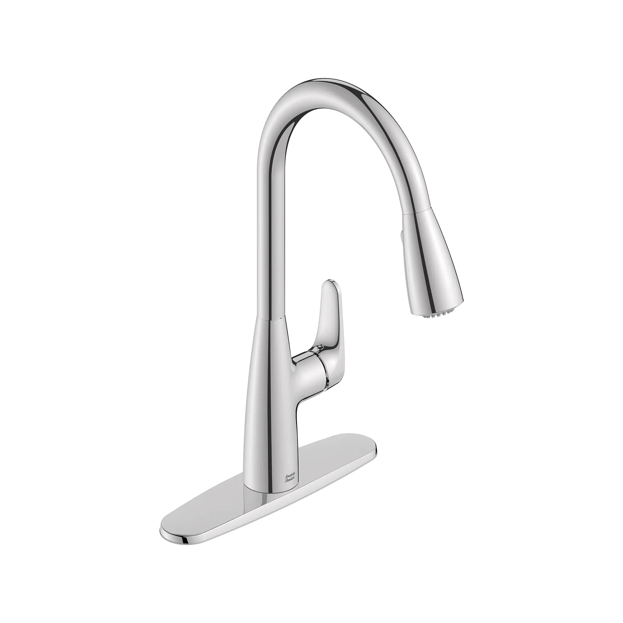 Colony PRO Single Handle Pull Down Dual Spray Kitchen Faucet - 1.5 GPM/5.7 LPM Low Flow, Lead-Free Brushed Nickel - Perfect for Modern Kitchens & Easy Dishwashing
