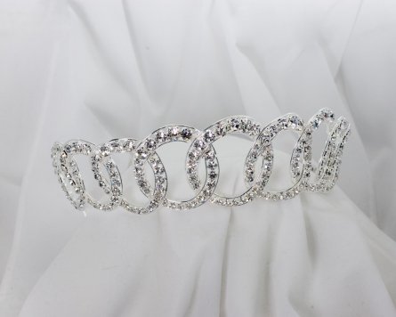 Sunnywood 4046 Rhinestone Crown for Women - Party & Wedding Accessory