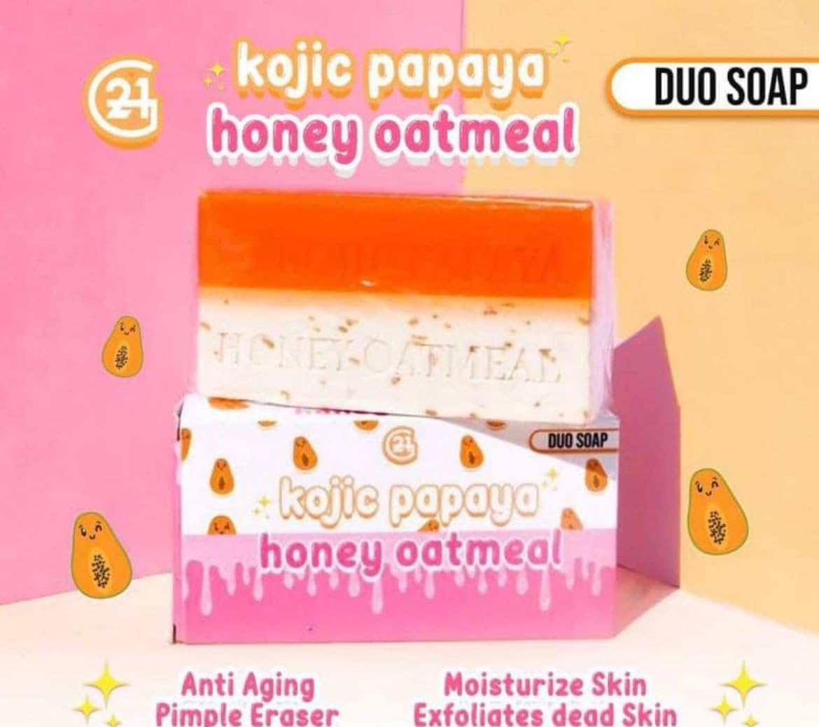 G21 Philippines Golden Dust Glass Skin Soap & Duo Soap Set - Brightening & Exfoliating Facial Cleanser for Glowing Skin | Perfect for Daily Skincare Routine & Spa Treatments