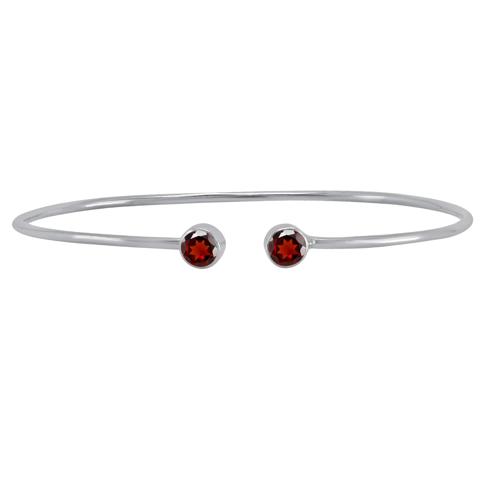 TISHAVI 925 Sterling Silver Bangles for Women - Elegant Stone Bangle Bracelets | Perfect for Daily Wear, Parties & Gifts