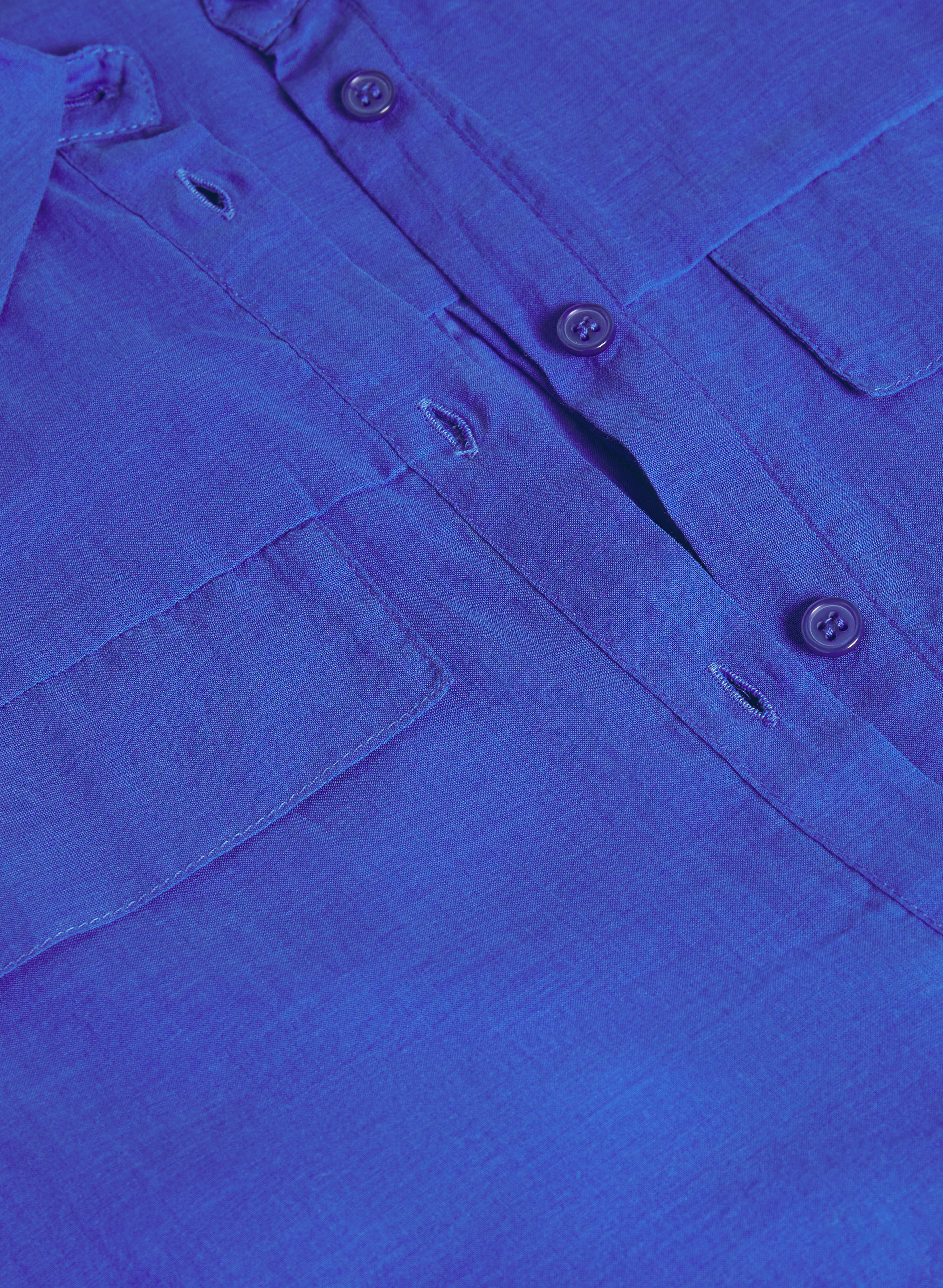 Women's Button Down Cotton Voile Blouse - Soft & Breathable Casual Shirt for Work, Office & Everyday Wear