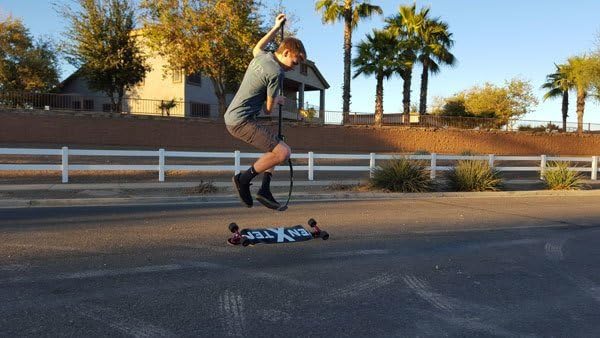 2.0 Land Paddle - Premium Longboard & Skateboard Push Stick for Core Fitness, Balance Training & SUP on Land - Perfect for Longboarding, Skateboarding, CrossFit & Outdoor Workouts