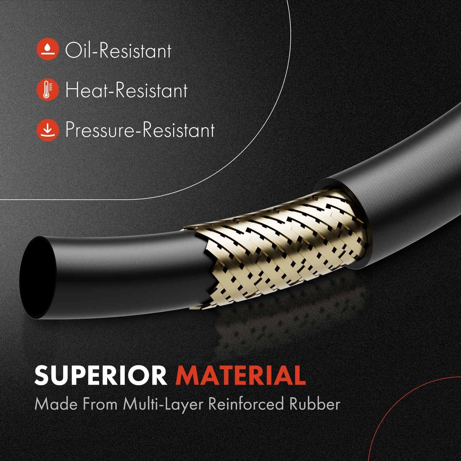 Premium Power Steering Return Hose Line Assembly for Jeep Wrangler 2012-2018 JK 3.6L - Direct Replacement to Reservoir - Perfect for Off-Roading & Daily Commuting