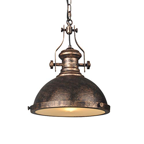 LITFAD Industrial Antique Single Light Nautical LED Pendant Light - 12.5