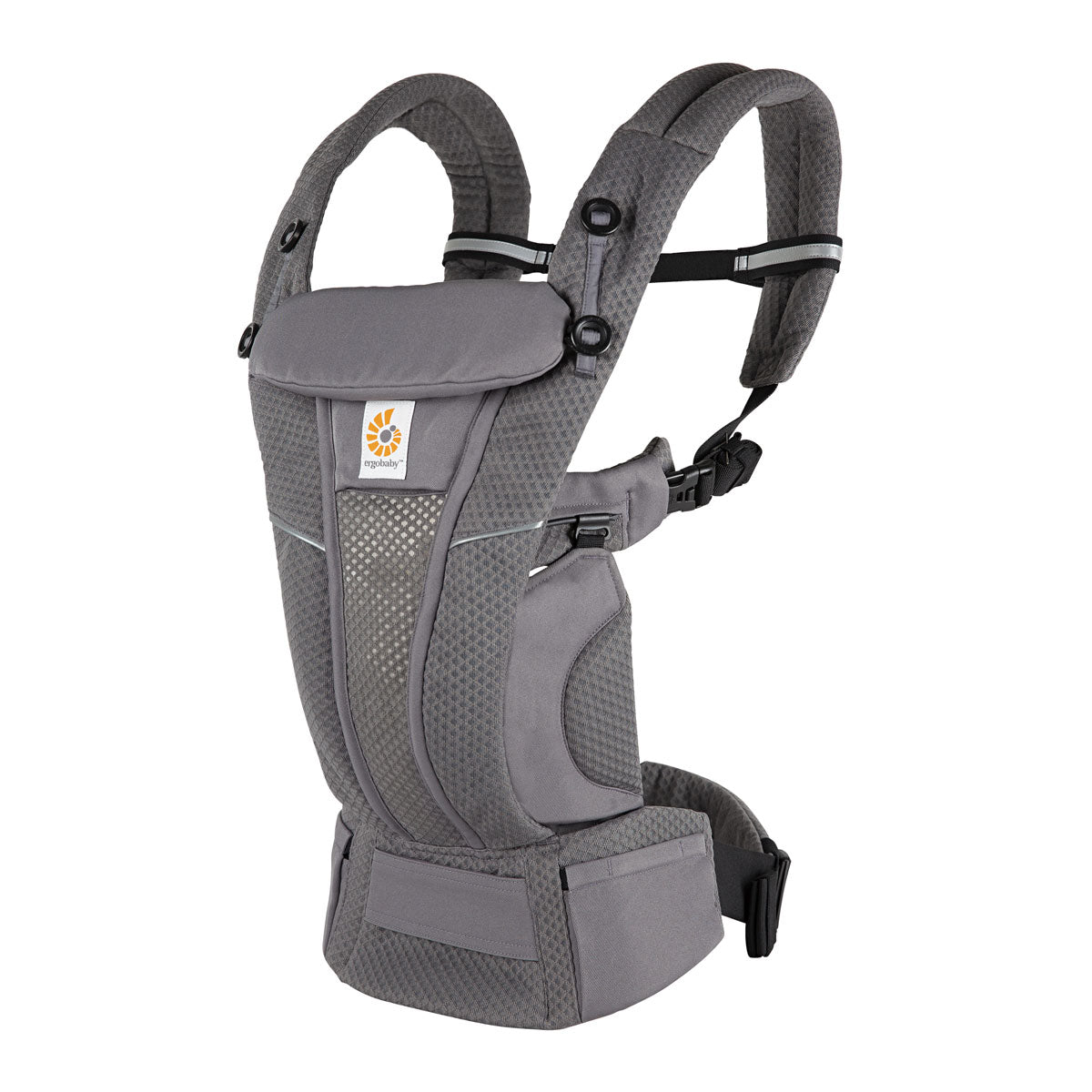 Ergobaby Omni Breeze Baby Carrier - Lightweight & Breathable for Newborn to Toddler (Graphite Grey) | Perfect for Hiking, Travel & Everyday Use