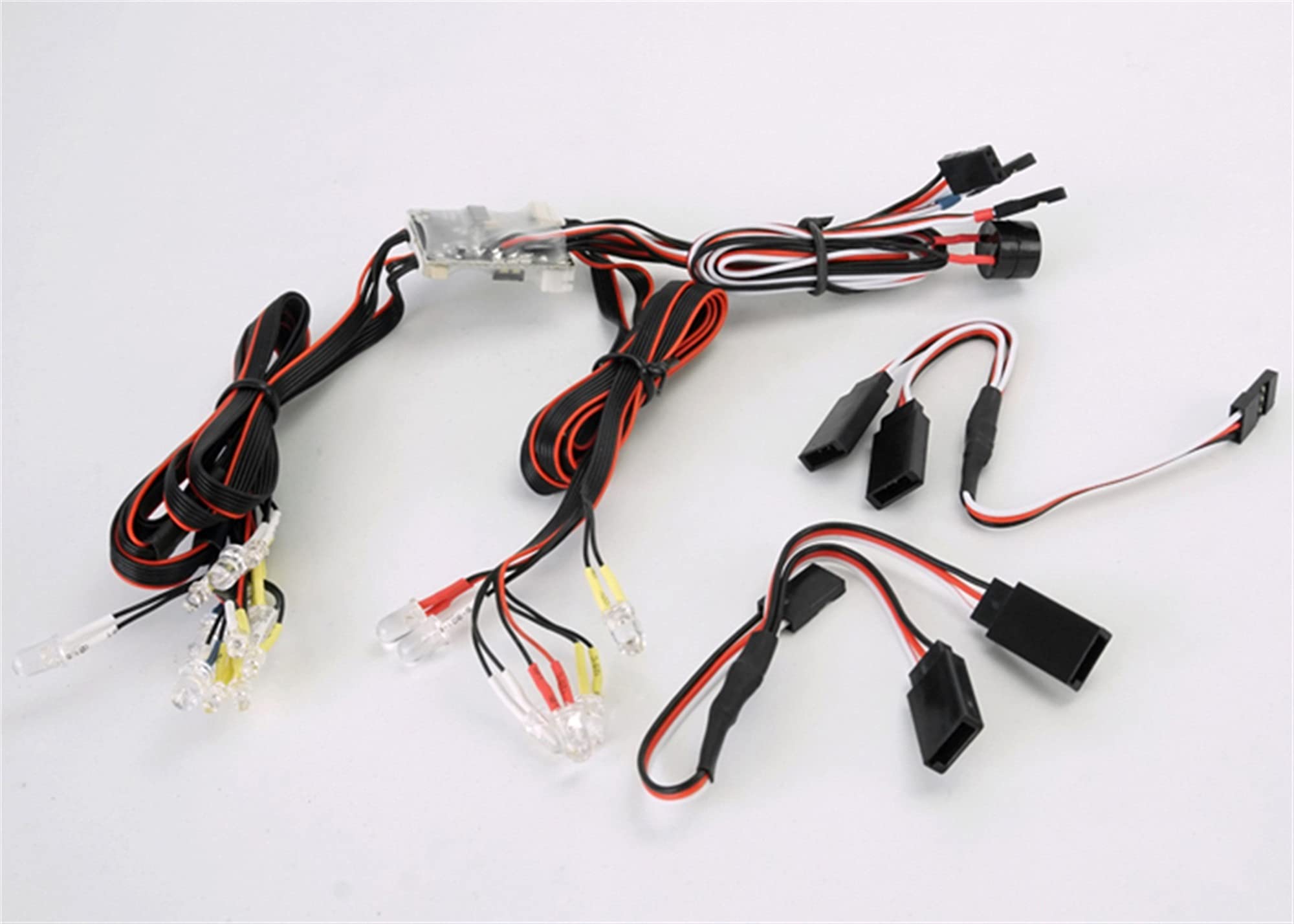 1/14 Scale RC Truck LED Light Kit for Tamiya Scania, Actros R470 R620 730 56323 - Tractor Truck Body Upgrade Accessories & Spare Parts (Black) - Perfect for Night Racing & Realistic Truck Simulation