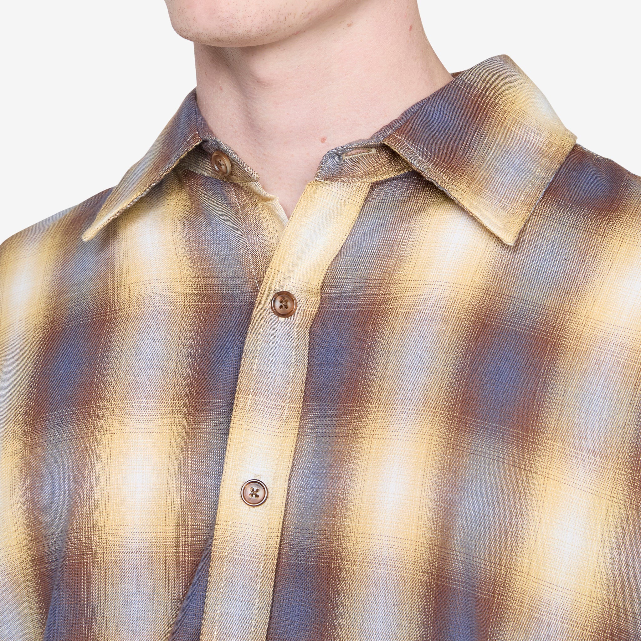 Men's Big & Tall Long Sleeve Plaid Shirt - Sun Protection UV Shirt for Outdoor Work & Casual Wear