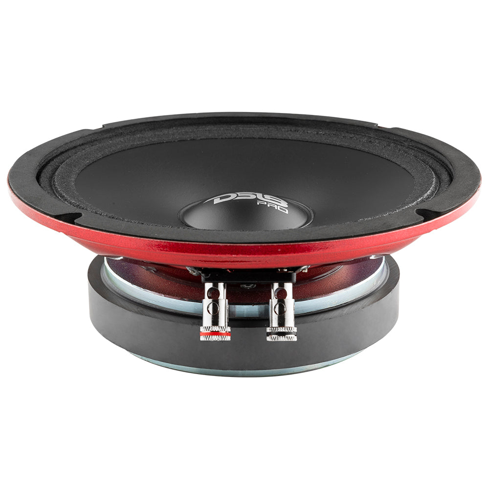 PRO 6.5 Inch Water Resistant Mid-Range Loudspeaker - 200 Watts RMS 2 Ohm - Perfect for Marine, ATV & Outdoor Audio Systems