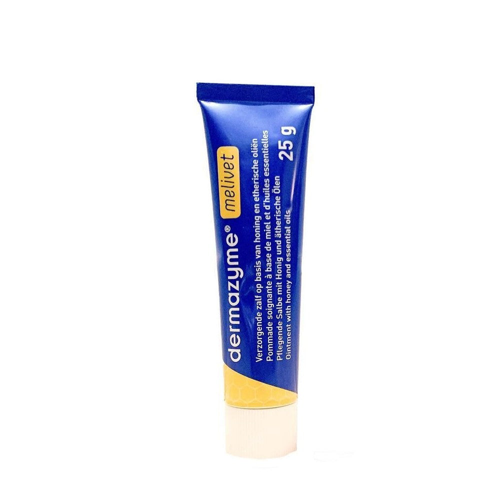 Dermazyme Melivet Honey Essence Oil Ointment for Dogs & Cats - Soothes Dry Skin, Hot Spots & Allergies - Perfect for Pet Grooming & Skin Care at Home