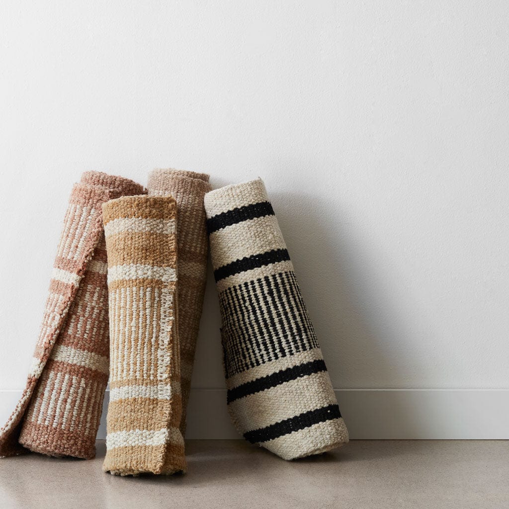 Handwoven Mendoza Runner Rug - Traditional Boho Chic Home Decor for Hallway, Bedroom & Dining Room