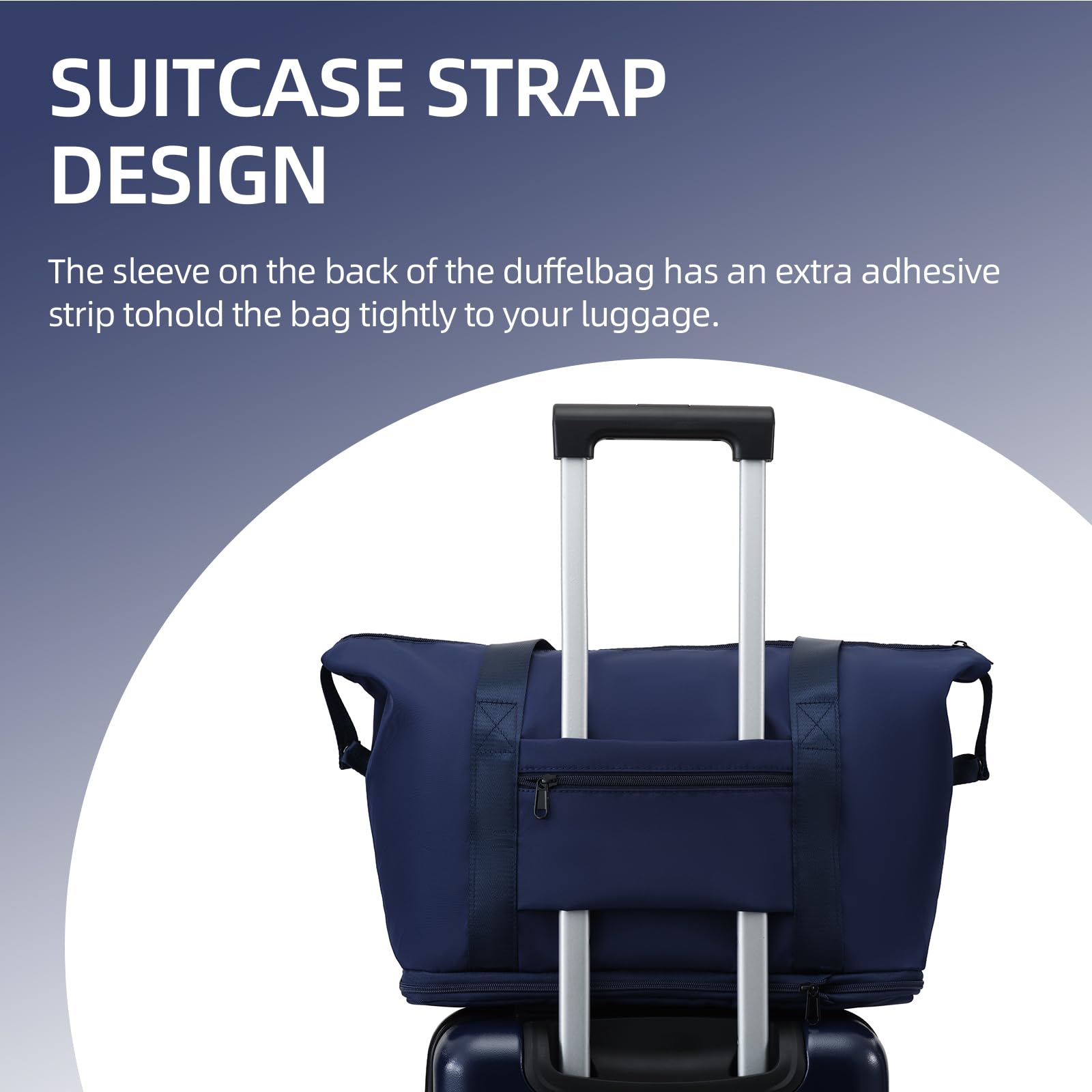 4-Piece Hard Shell Carry On Luggage Set with TSA Lock, Spinner Wheels & Front Opening - 20-28 Inch Suitcases for Travel (Dark Blue) | Perfect for Business Trips, Family Vacations & International Travel
