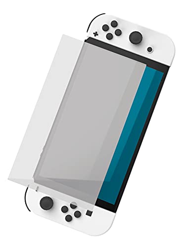 FRTEC Tempered Glass Screen Protector for Nintendo Switch OLED - Anti Blue Light, HD Clear, Scratch Resistant - Perfect for Gaming, Travel, and Home Entertainment
