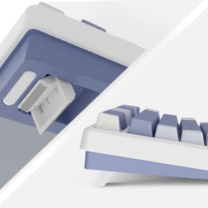 RK ROYAL KLUDGE M75 75% Wireless Mechanical Gaming Keyboard - OLED Smart Display, Volume Knob, RGB Backlit, Hot-Swap Fast Silver Switch, 2.4G/USB-C/BT Triple Mode, Gasket Mounted (81 Keys) - Perfect for PC Gaming, Office Work & Typing Enthusiasts
