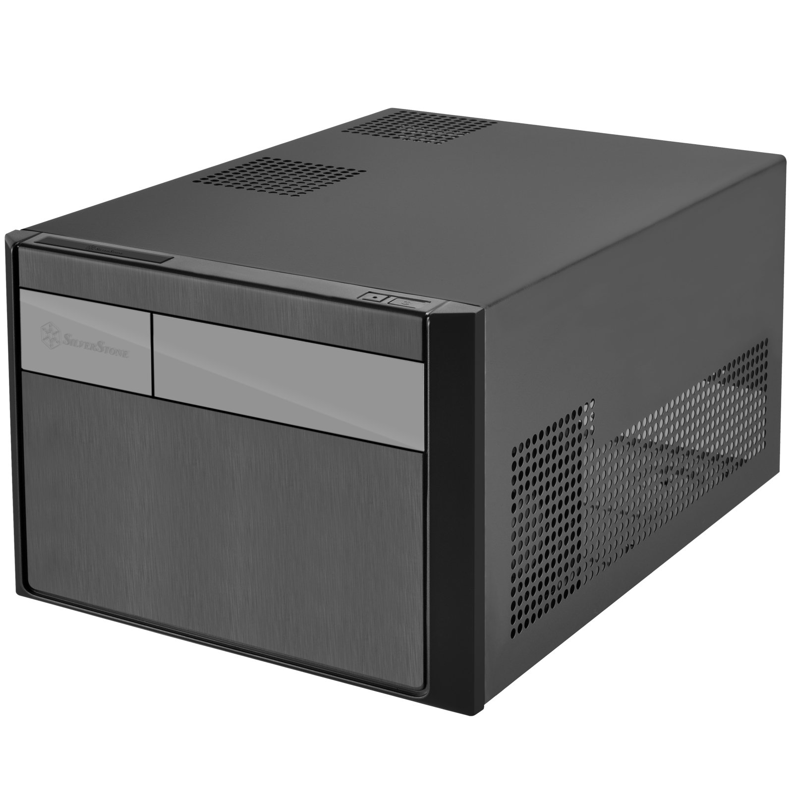 SilverStone Technology SG11B-V2 Compact Micro-ATX PC Case - Perfect for Small Space Gaming & Home Office Setups