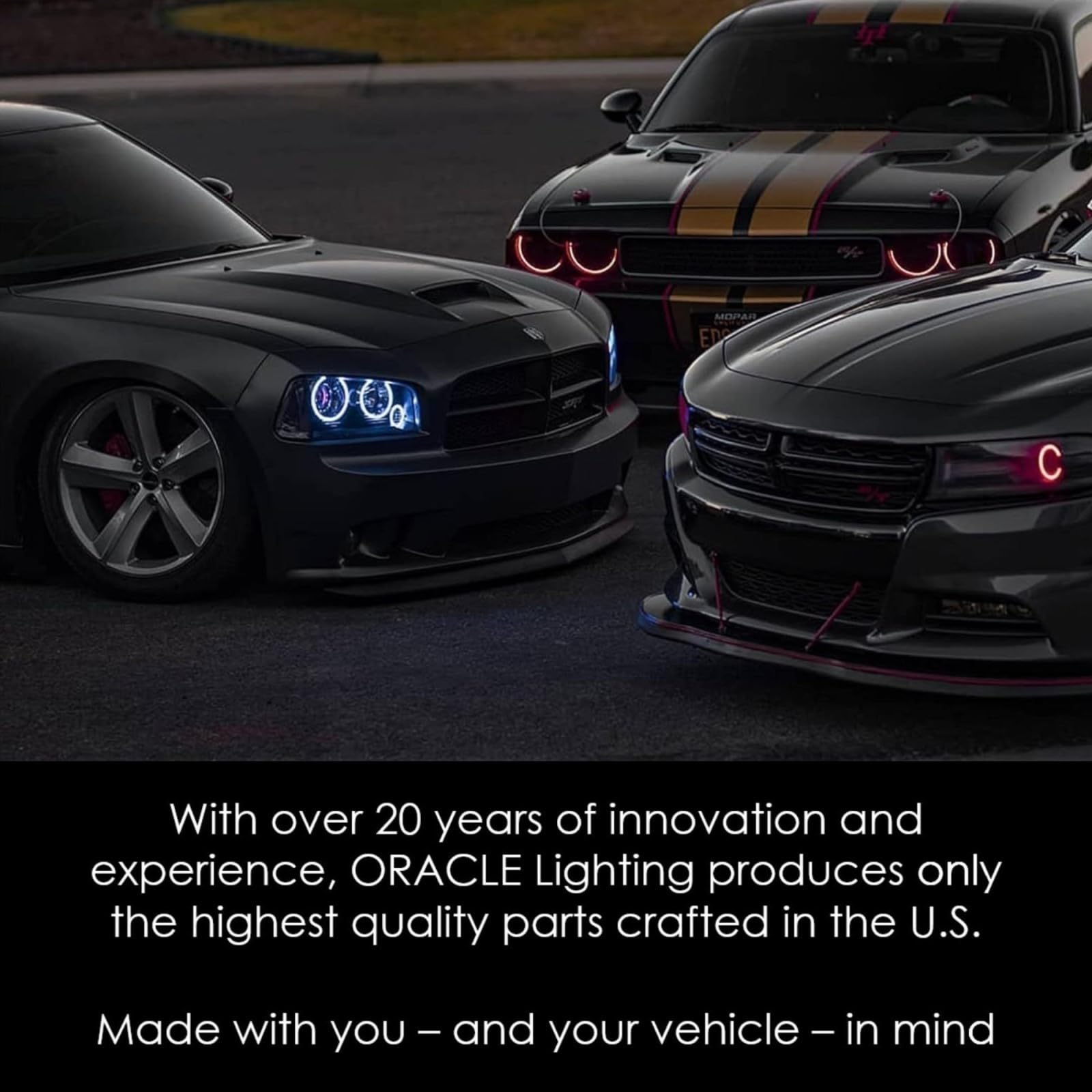 ORACLE Lighting 5846-332 Pair of 20W Dynamic ColorSHIFT LED Fog Lights for 2007-2018 Jeep Wrangler JK - High Performance Waterproof Epoxy Sealed - Perfect for Off-Roading & Night Driving