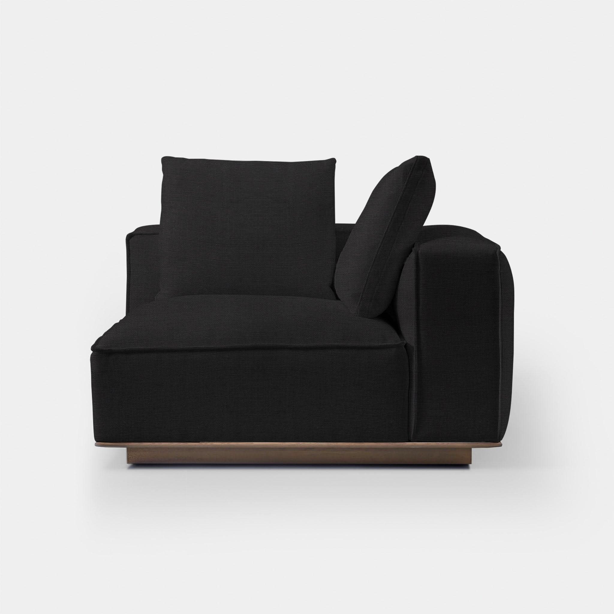 Stylish Santorini Corner Right Sectional Sofa - Perfect for Living Room, Lounge & Small Spaces
