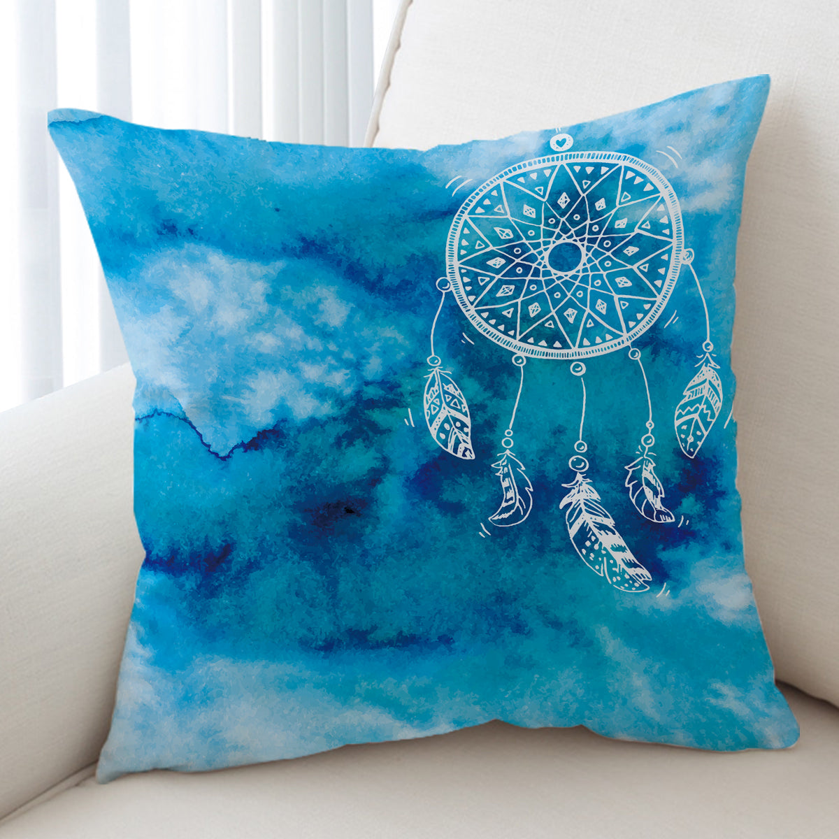 Ocean Dreaming Pillow Cover - Soft & Breathable Cotton Pillowcase for Home Decor, Bedroom, Living Room - Perfect for Coastal, Nautical, or Beach Themed Interiors