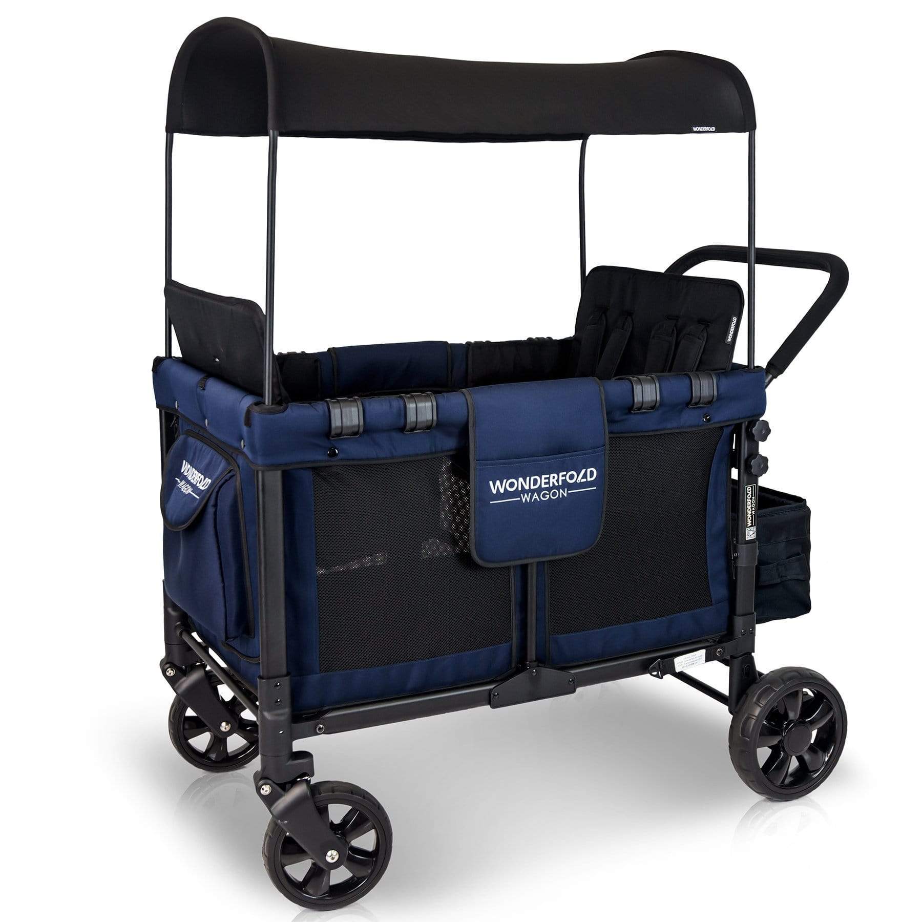 Wonderfold W4 Quad Stroller Wagon - 4-in-1 Baby Stroller & Utility Wagon for Outdoor Adventures, Beach Trips, and Family Outings