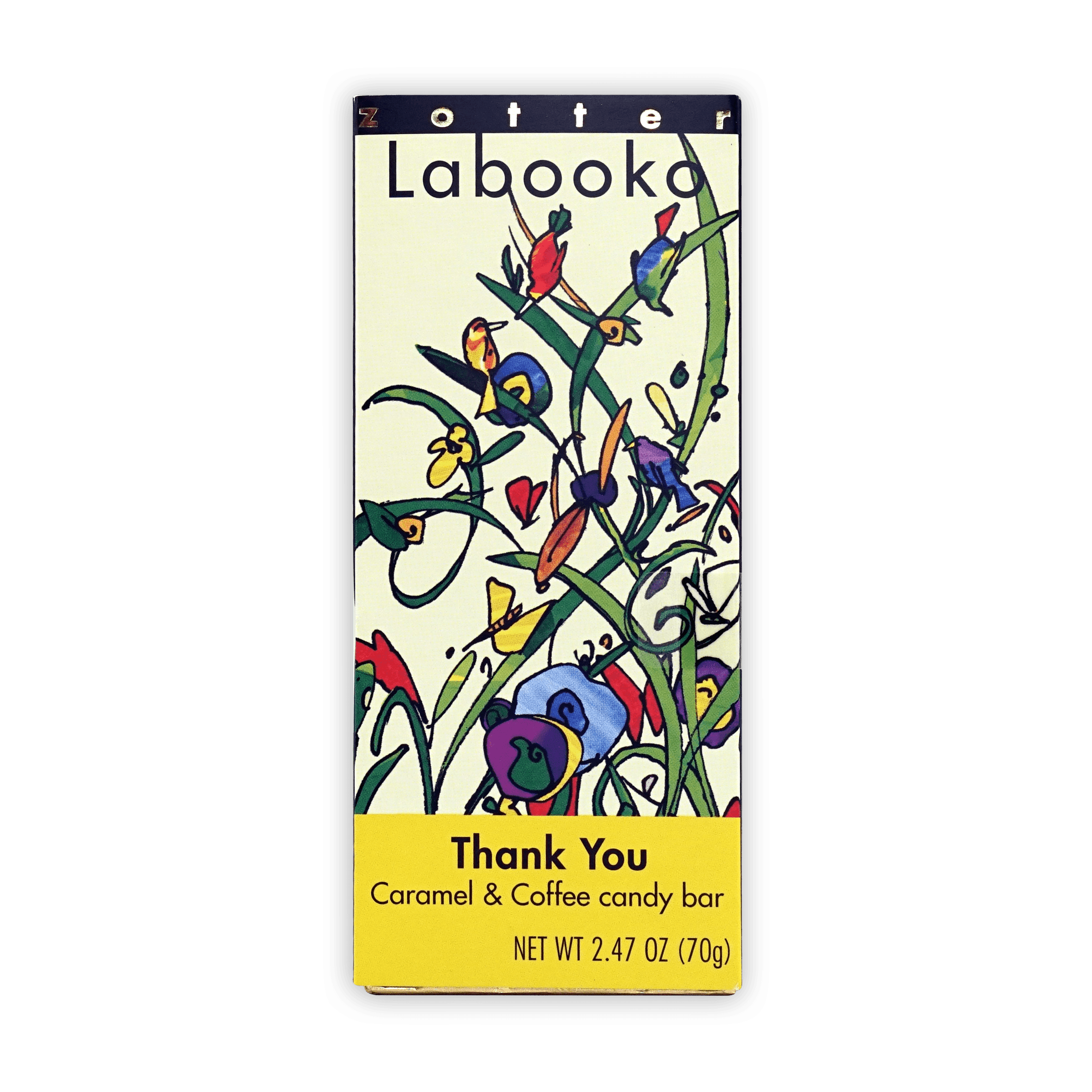 Delicious Labooko Thank You Chocolate with Caramel & Coffee Flavor - Perfect for Gifts, Parties & Special Occasions