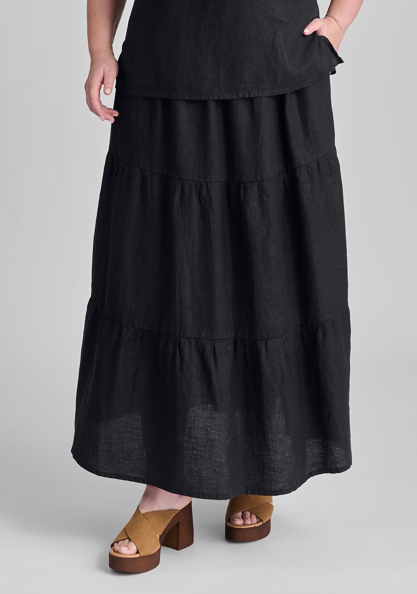 Gaia Skirt - Premium Linen Maxi Skirt for Women | Flowy Boho Summer Skirt | Perfect for Beach, Vacation & Casual Outings
