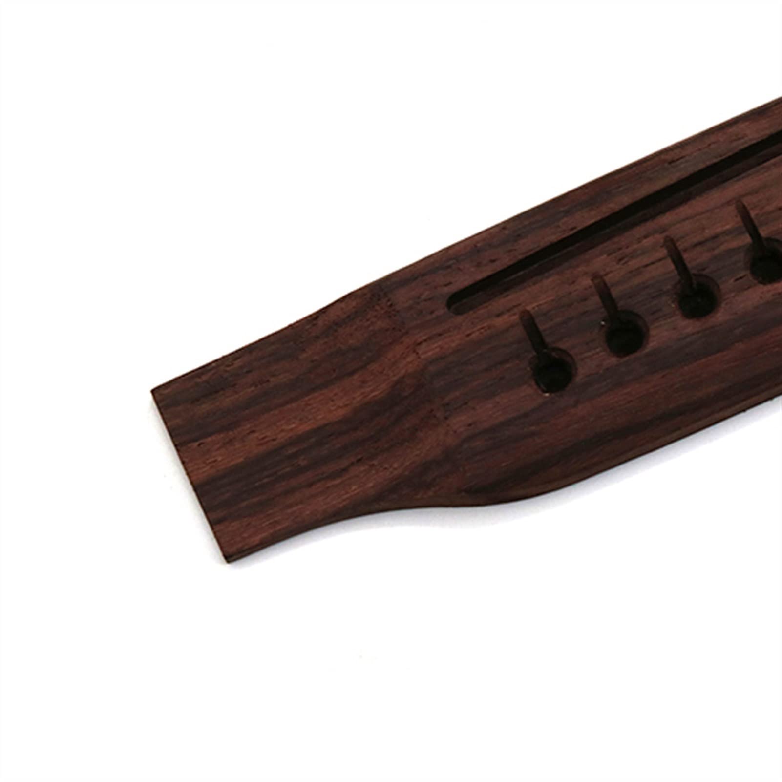Rosewood Folk Guitar Bridge - Universal Piano Code Bridge for Electric & Acoustic Guitars - Premium Guitar Accessories for String Replacement & Repair - Ideal for Home Studio & Live Performances